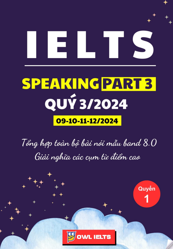 Tổng hợp bài mẫu IELTS Speaking Part 3
