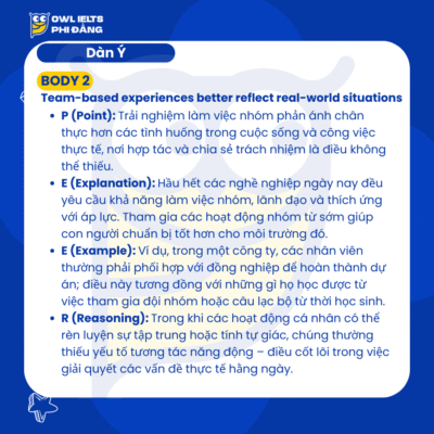 Giải đề thi IELTS Writing Task 2 - Team Work