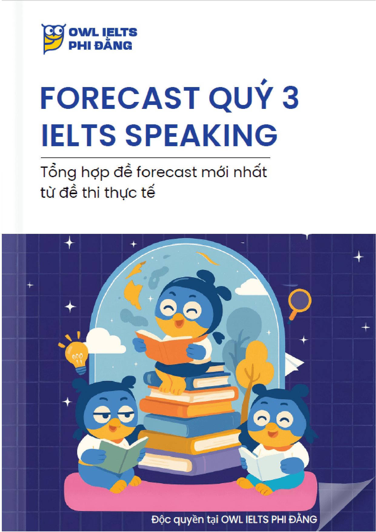 FORECAST Quý 3.2025 – IELTS SPEAKING
