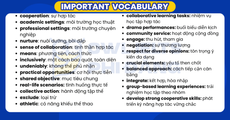 Giải đề thi IELTS Writing Task 2 - Topic: Team Sports