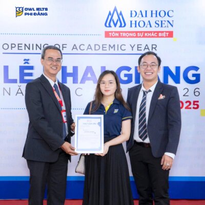 OWL IELTS Đại học Hoa Sen: Hành Trình Hợp Tác Chiến Lược Lan Tỏa Thông Điệp "Tôn Trọng Sự Khác Biệt"
