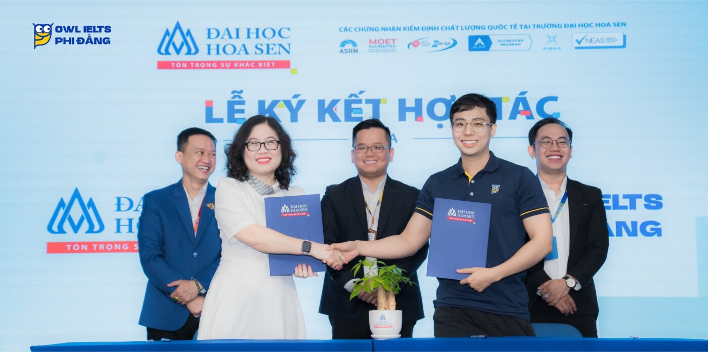 OWL IELTS chính thức trở thành đối tác chiến lược trường Đại học Hoa Sen