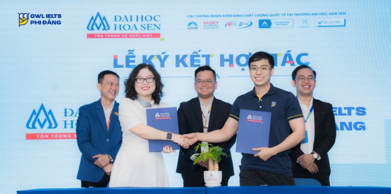 OWL IELTS chính thức trở thành đối tác chiến lược trường Đại học Hoa Sen