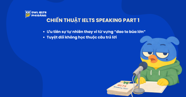 Chiến thuật IELTS Speaking Part 1: Cách trả lời “ăn điểm” ngay câu đầu tiên & 30 chủ đề phổ biến nhất