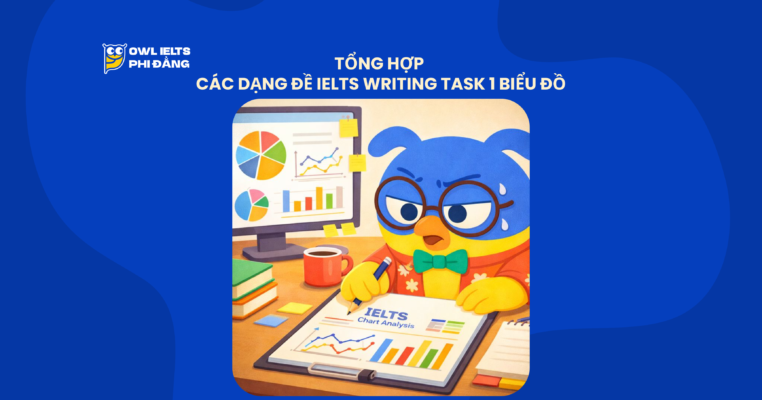 Tổng hợp các dạng đề IELTS Writing Task 1 biểu đồ