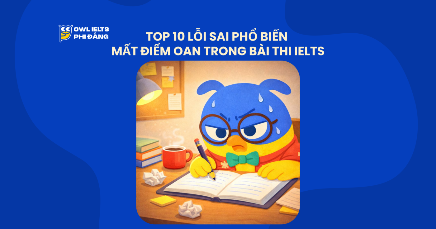 Top 10 lỗi sai phổ biến khiến bạn mất điểm oan trong bài thi IELTS