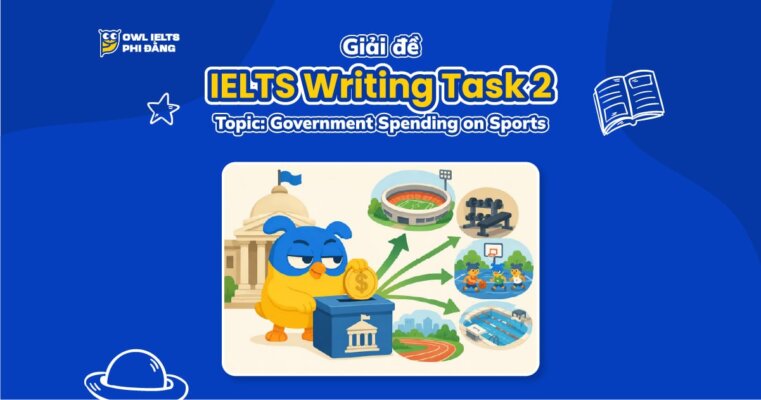 Giải đề IELTS Writing Task 2: Government Spending on Elite Sports or Children's Sports? | Phân tích chi tiết & Bài mẫu band 7+